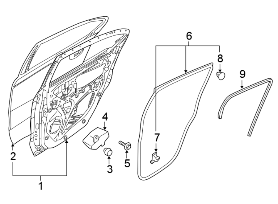 9REAR DOOR. DOOR & COMPONENTS.https://images.simplepart.com/images/parts/motor/fullsize/6216437.png