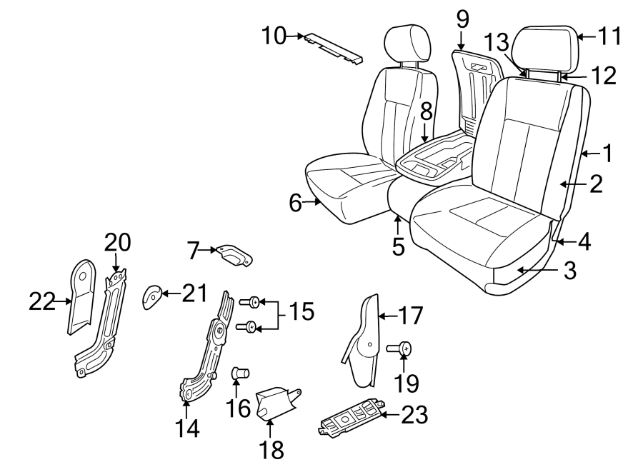 4Seats & tracks. Front seat components.https://images.simplepart.com/images/parts/motor/fullsize/6217370.png