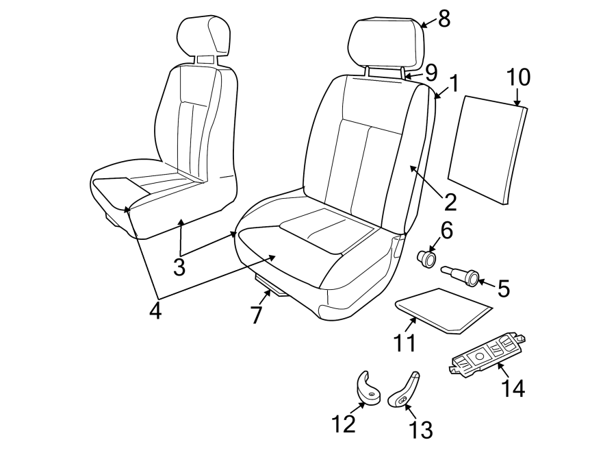 5SEATS & TRACKS. FRONT SEAT COMPONENTS.https://images.simplepart.com/images/parts/motor/fullsize/6217380.png