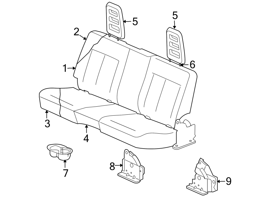 9SEATS & TRACKS. REAR SEAT COMPONENTS.https://images.simplepart.com/images/parts/motor/fullsize/6217390.png