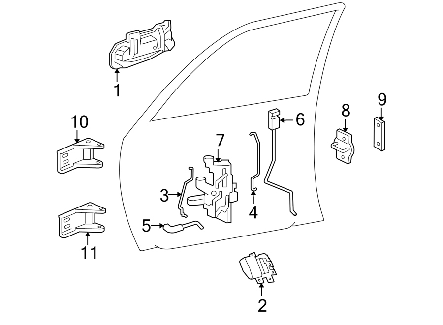 8FRONT DOOR. LOCK & HARDWARE.https://images.simplepart.com/images/parts/motor/fullsize/6217425.png