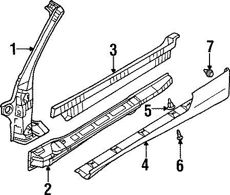 6PILLARS. ROCKER & FLOOR. EXTERIOR TRIM. HINGE PILLAR.https://images.simplepart.com/images/parts/motor/fullsize/6226635.png