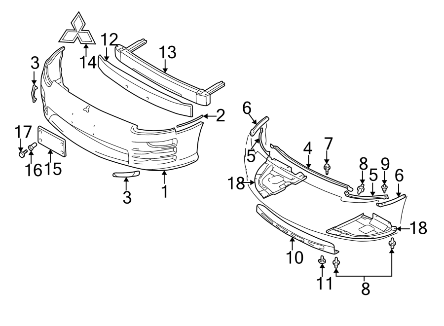 7FRONT BUMPER. BUMPER ASSEMBLY.https://images.simplepart.com/images/parts/motor/fullsize/6227005.png