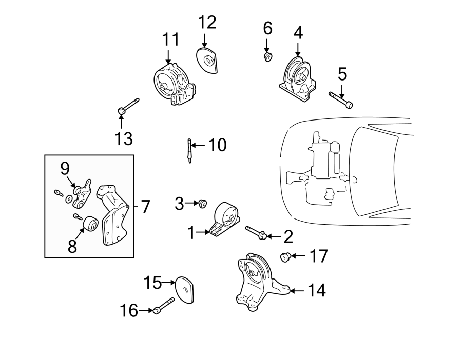 8ENGINE / TRANSAXLE. ENGINE & TRANS MOUNTING.https://images.simplepart.com/images/parts/motor/fullsize/6227290.png