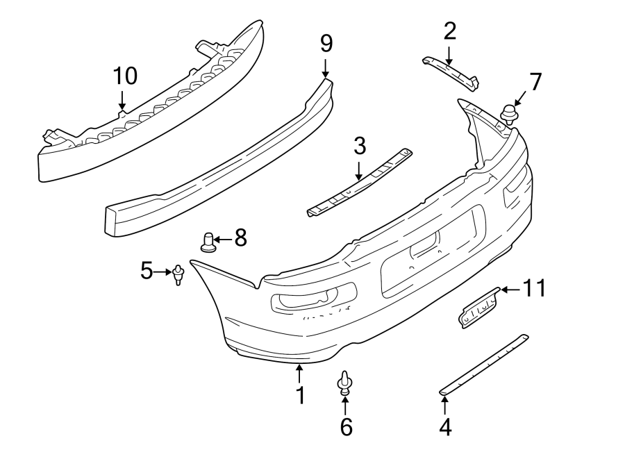 8REAR BUMPER. BUMPER & COMPONENTS.https://images.simplepart.com/images/parts/motor/fullsize/6227980.png