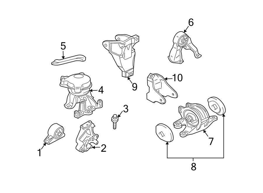 8Engine / transaxle. Engine & TRANS mounting.https://images.simplepart.com/images/parts/motor/fullsize/6228215.png