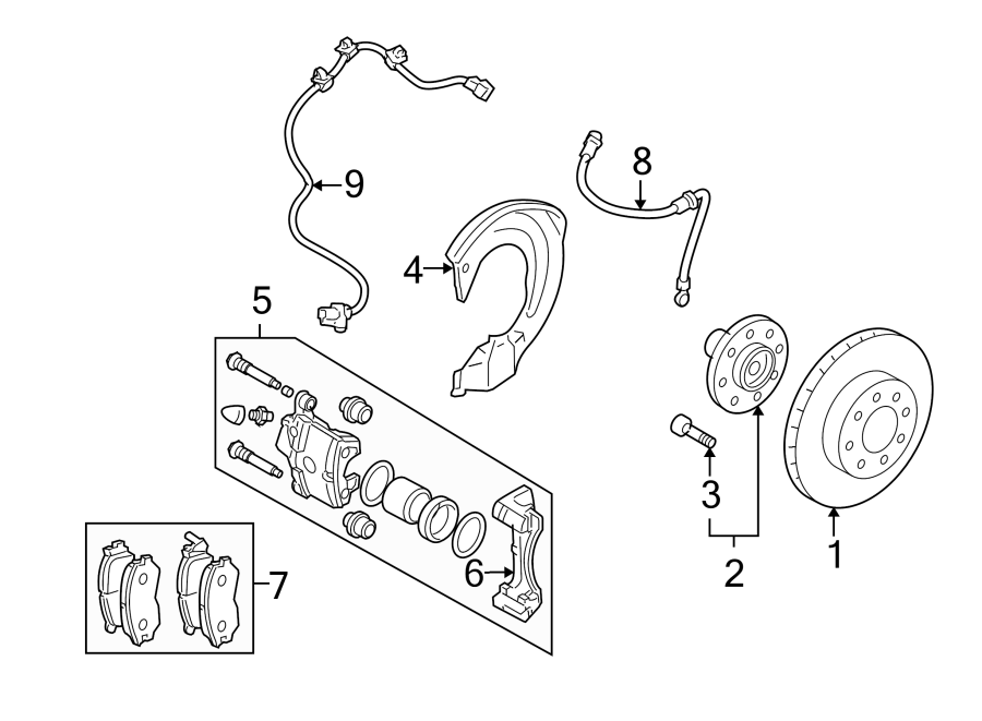 4FRONT SUSPENSION. BRAKE COMPONENTS.https://images.simplepart.com/images/parts/motor/fullsize/6228255.png