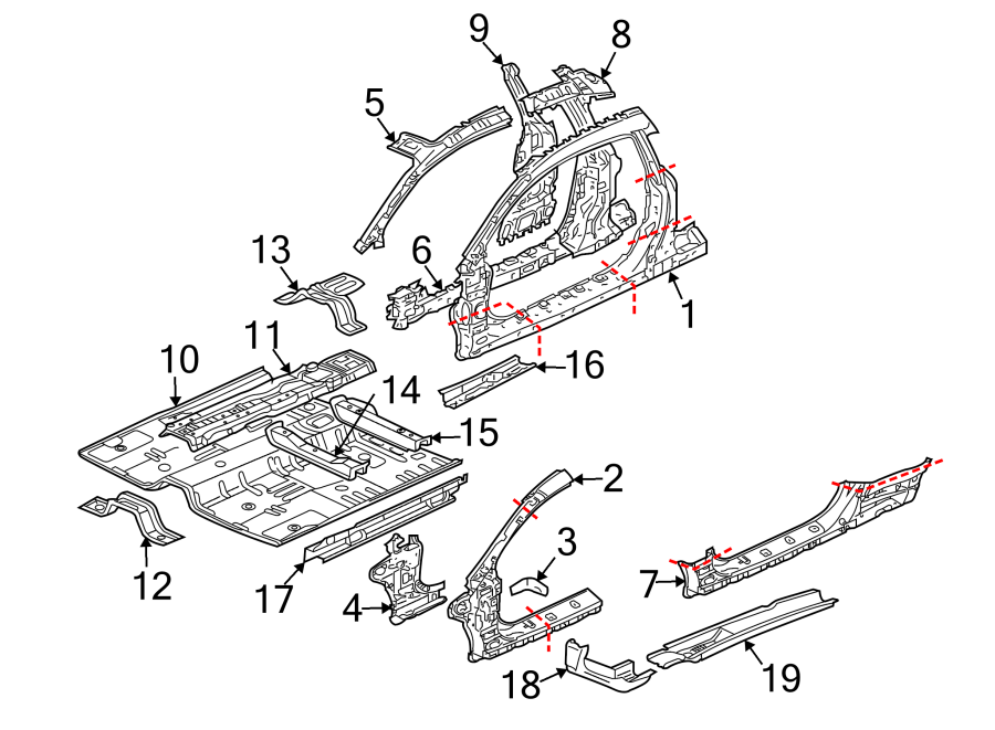 13PILLARS. ROCKER & FLOOR. CENTER PILLAR. FLOOR & RAILS. HINGE PILLAR.https://images.simplepart.com/images/parts/motor/fullsize/6228460.png