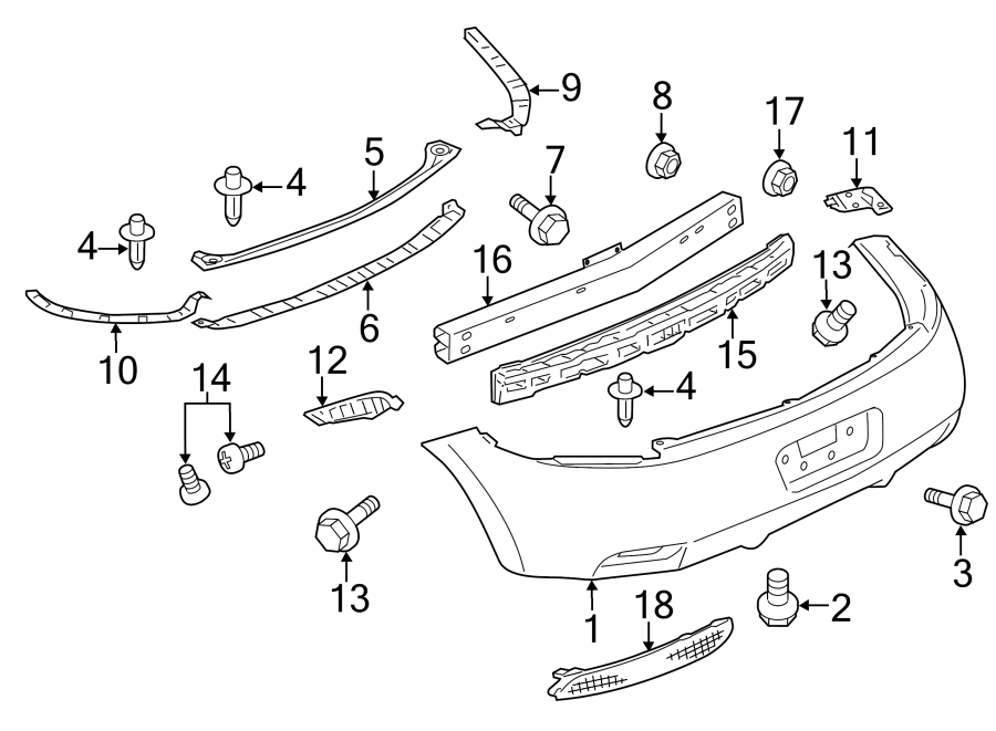 4REAR BUMPER. BUMPER & COMPONENTS.https://images.simplepart.com/images/parts/motor/fullsize/6228605.png