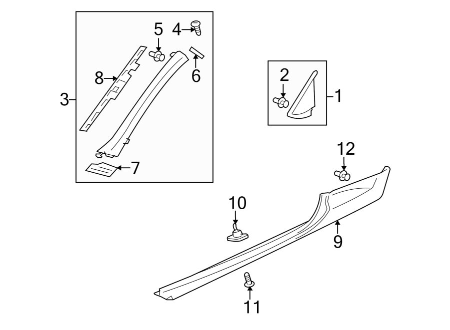 11PILLARS. ROCKER & FLOOR. EXTERIOR TRIM.https://images.simplepart.com/images/parts/motor/fullsize/6228655.png