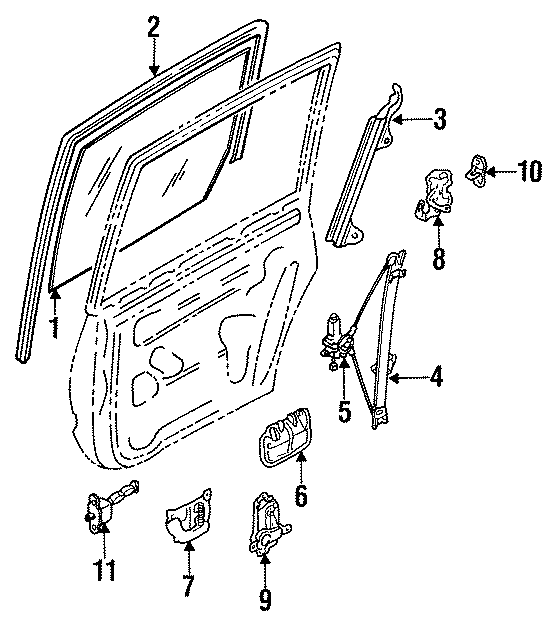 10REAR DOOR. GLASS & HARDWARE.https://images.simplepart.com/images/parts/motor/fullsize/6235310.png