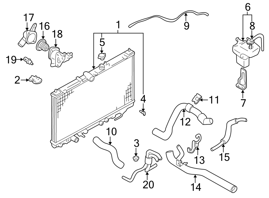 6RADIATOR & COMPONENTS.https://images.simplepart.com/images/parts/motor/fullsize/6241035.png