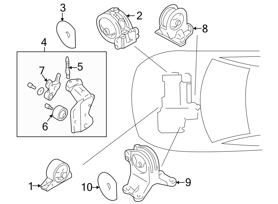 6ENGINE / TRANSAXLE. ENGINE & TRANS MOUNTING.https://images.simplepart.com/images/parts/motor/fullsize/6241185.png