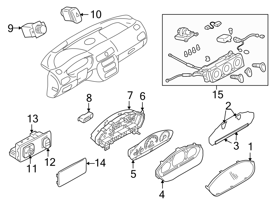 1INSTRUMENT PANEL. CLUSTER & SWITCHES.https://images.simplepart.com/images/parts/motor/fullsize/6241342.png