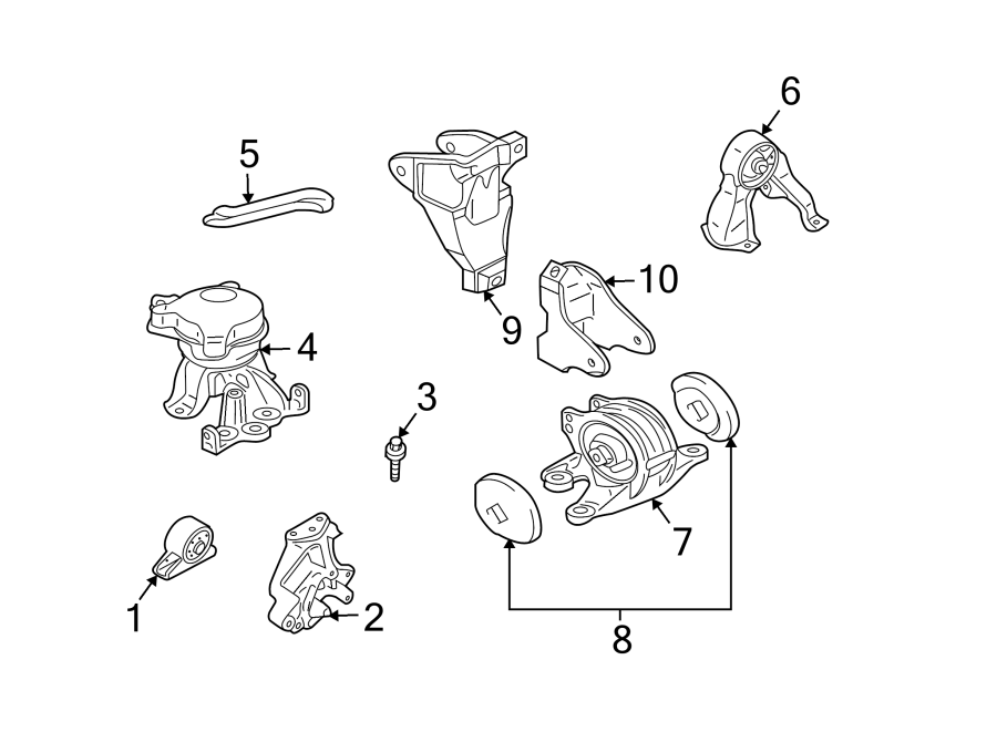 2ENGINE / TRANSAXLE. ENGINE & TRANS MOUNTING.https://images.simplepart.com/images/parts/motor/fullsize/6242158.png