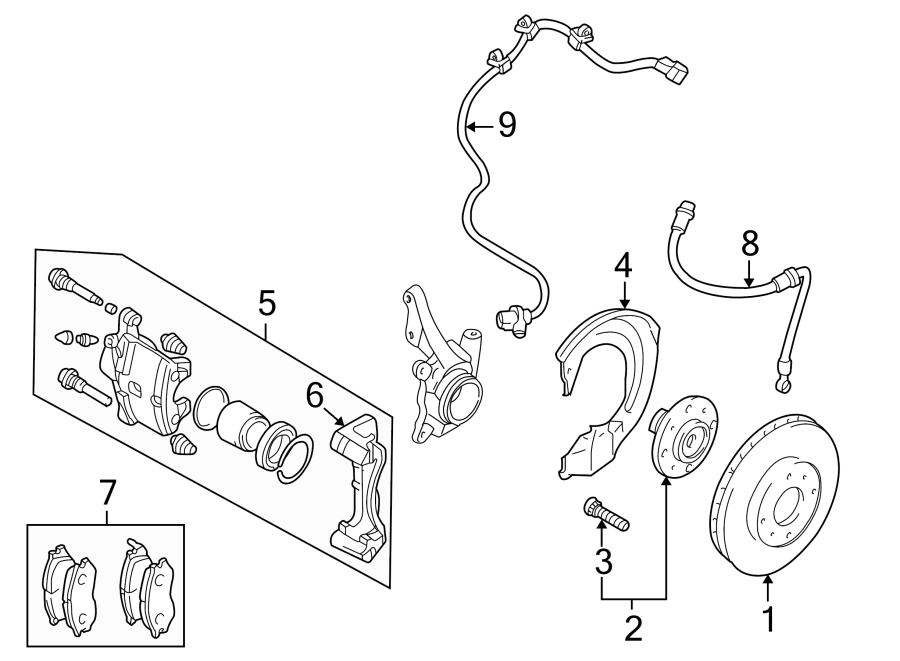 4FRONT SUSPENSION. BRAKE COMPONENTS.https://images.simplepart.com/images/parts/motor/fullsize/6242200.png