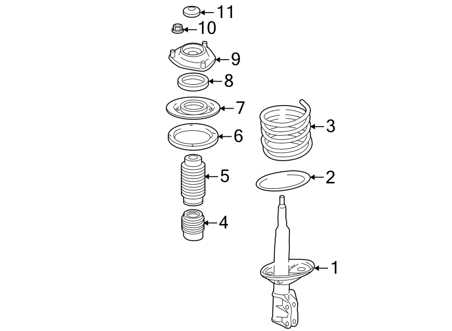 10FRONT SUSPENSION. STRUTS & COMPONENTS.https://images.simplepart.com/images/parts/motor/fullsize/6242205.png