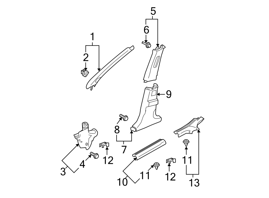 1PILLARS. ROCKER & FLOOR. INTERIOR TRIM.https://images.simplepart.com/images/parts/motor/fullsize/6242335.png