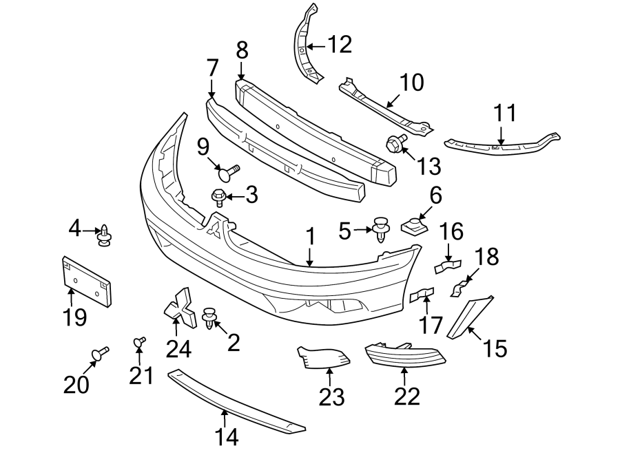 8FRONT BUMPER. BUMPER & COMPONENTS.https://images.simplepart.com/images/parts/motor/fullsize/6250010.png