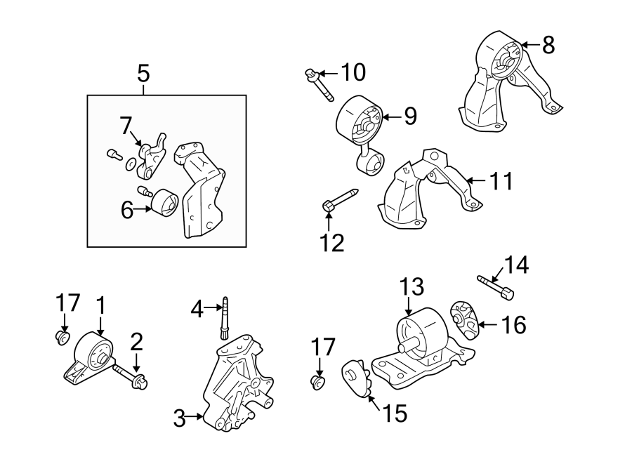 3ENGINE / TRANSAXLE. ENGINE & TRANS MOUNTING.https://images.simplepart.com/images/parts/motor/fullsize/6250185.png