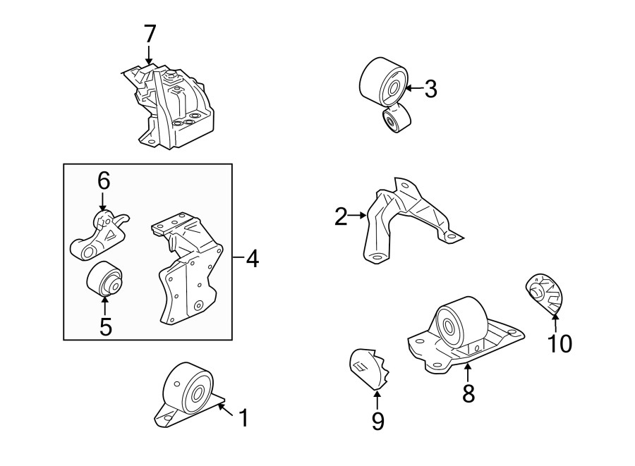 7ENGINE / TRANSAXLE. ENGINE & TRANS MOUNTING.https://images.simplepart.com/images/parts/motor/fullsize/6250188.png