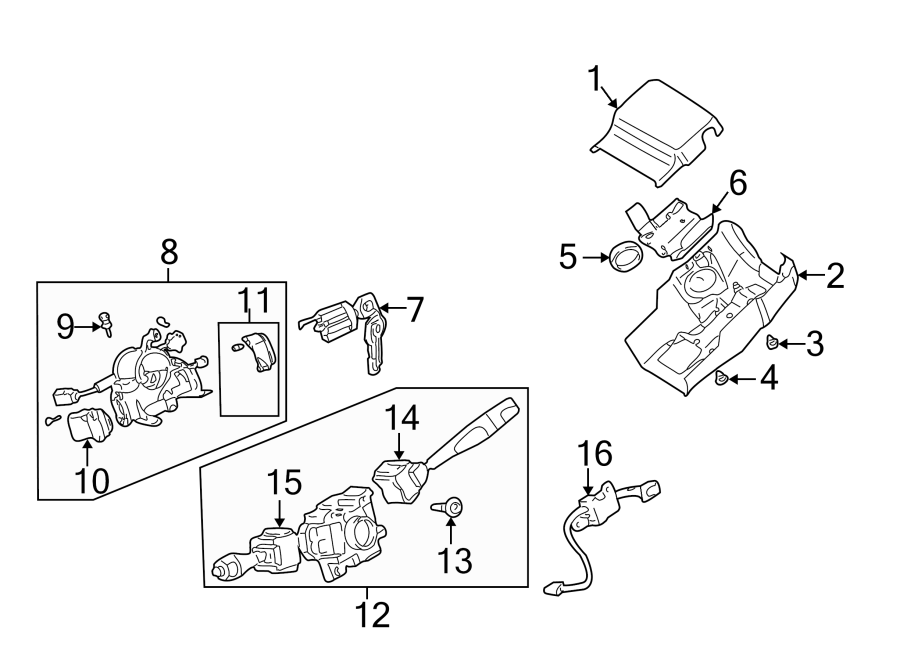 2STEERING COLUMN. SHROUD. SWITCHES & LEVERS.https://images.simplepart.com/images/parts/motor/fullsize/6250305.png