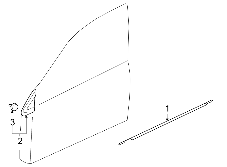 3FRONT DOOR. EXTERIOR TRIM.https://images.simplepart.com/images/parts/motor/fullsize/6250455.png