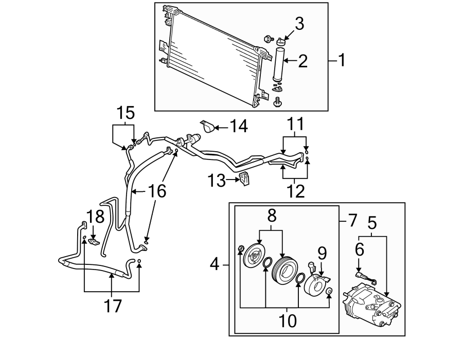 10AIR CONDITIONER & HEATER. COMPRESSOR & LINES. CONDENSER.https://images.simplepart.com/images/parts/motor/fullsize/6251075.png