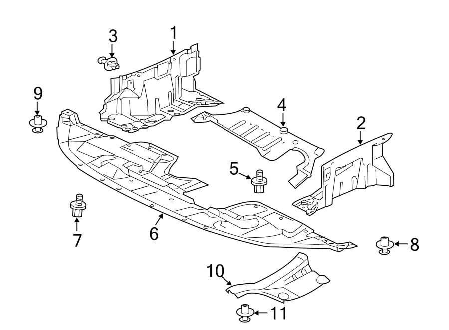 7RADIATOR SUPPORT. SPLASH SHIELDS.https://images.simplepart.com/images/parts/motor/fullsize/6252042.png