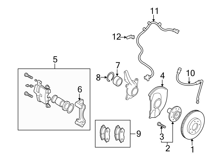 7FRONT SUSPENSION. BRAKE COMPONENTS.https://images.simplepart.com/images/parts/motor/fullsize/6252295.png