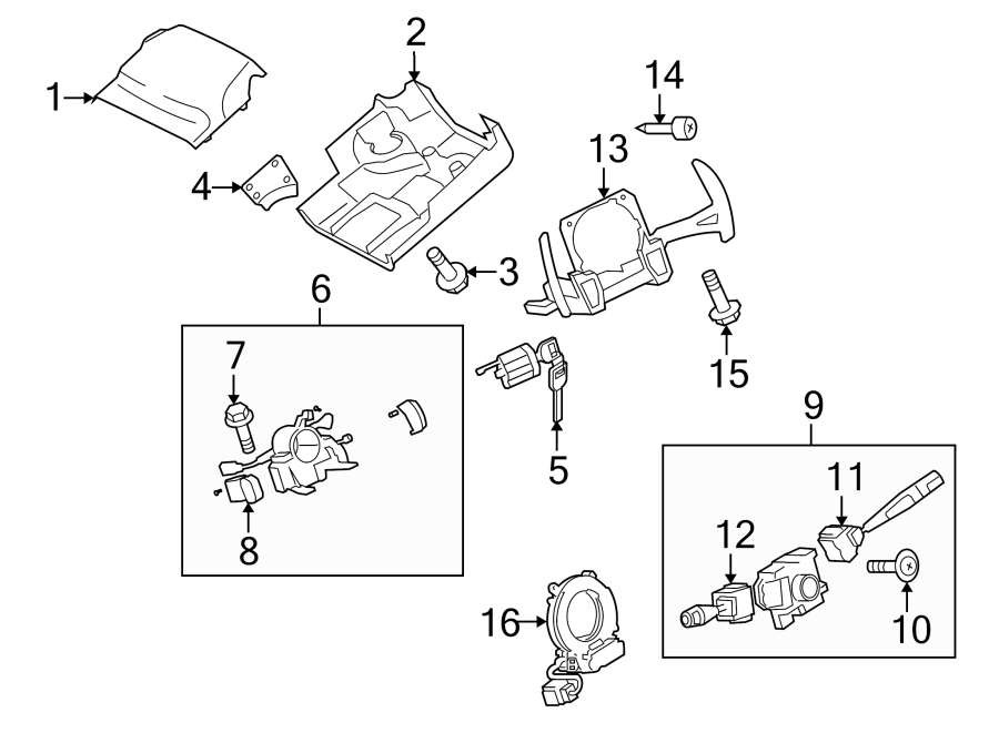 13STEERING COLUMN. SHROUD. SWITCHES & LEVERS.https://images.simplepart.com/images/parts/motor/fullsize/6252365.png