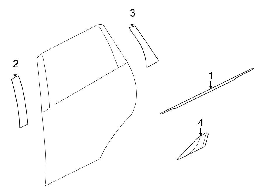 1REAR DOOR. EXTERIOR TRIM.https://images.simplepart.com/images/parts/motor/fullsize/6252595.png