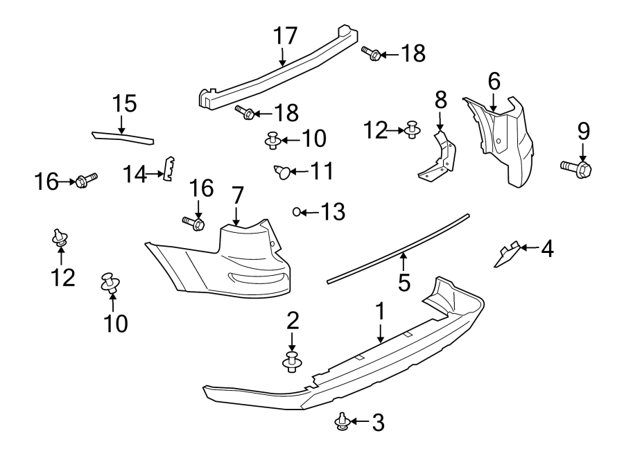 9REAR BUMPER. BUMPER & COMPONENTS.https://images.simplepart.com/images/parts/motor/fullsize/6252820.png