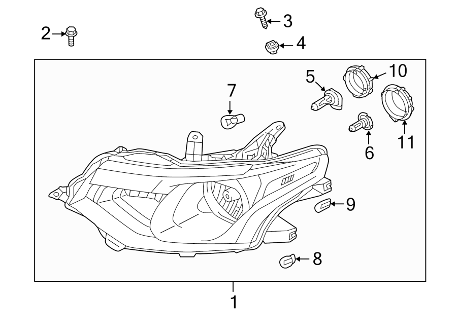 7FRONT LAMPS. HEADLAMP COMPONENTS.https://images.simplepart.com/images/parts/motor/fullsize/6253015.png