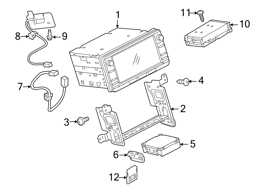 3INSTRUMENT PANEL. NAVIGATION SYSTEM COMPONENTS.https://images.simplepart.com/images/parts/motor/fullsize/6253170.png