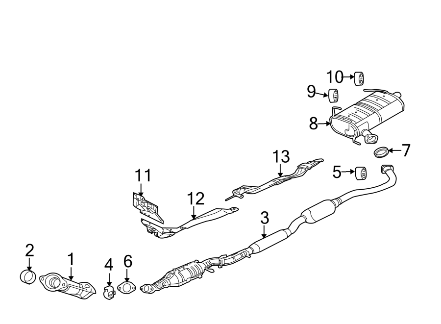 13EXHAUST SYSTEM. EXHAUST COMPONENTS.https://images.simplepart.com/images/parts/motor/fullsize/6253240.png