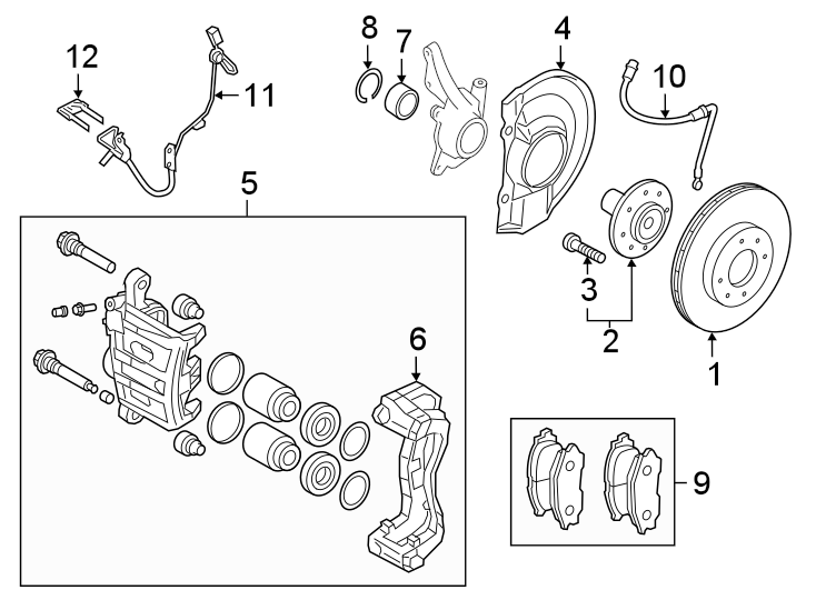 4FRONT SUSPENSION. BRAKE COMPONENTS.https://images.simplepart.com/images/parts/motor/fullsize/6253277.png