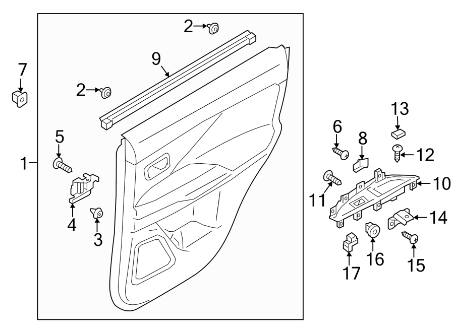 4REAR DOOR. INTERIOR TRIM.https://images.simplepart.com/images/parts/motor/fullsize/6253565.png