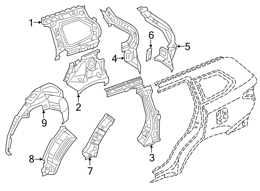 10QUARTER PANEL. INNER STRUCTURE.https://images.simplepart.com/images/parts/motor/fullsize/6253585.png