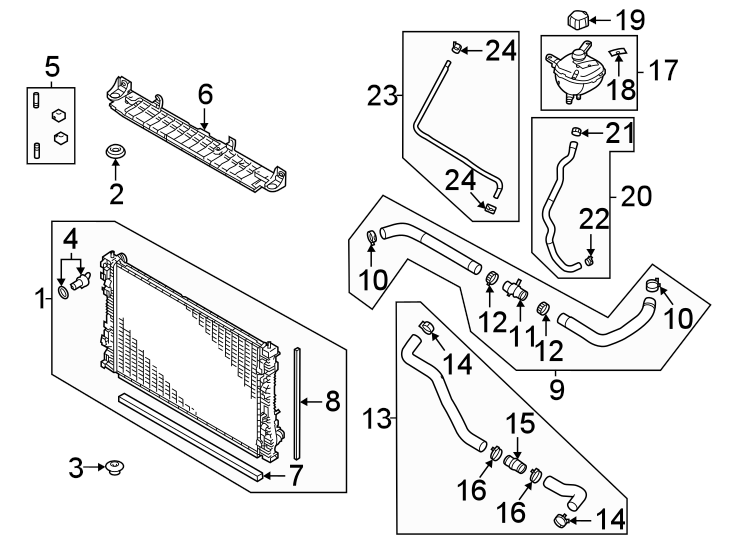 19Radiator & components.https://images.simplepart.com/images/parts/motor/fullsize/6254040.png