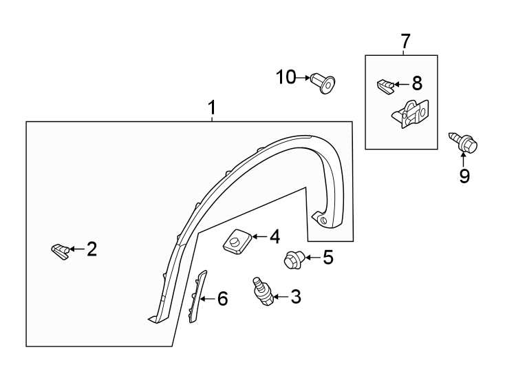 9Fender. Exterior trim.https://images.simplepart.com/images/parts/motor/fullsize/6254092.png