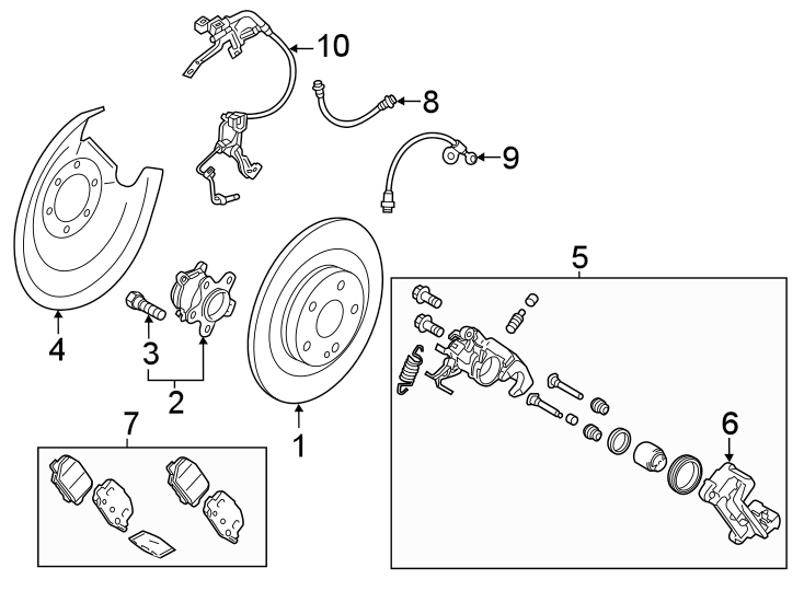 4Rear suspension. Brake components.https://images.simplepart.com/images/parts/motor/fullsize/6254550.png