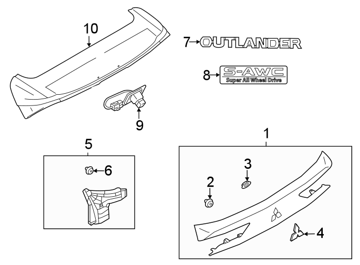 3Lift gate. Exterior trim.https://images.simplepart.com/images/parts/motor/fullsize/6254650.png