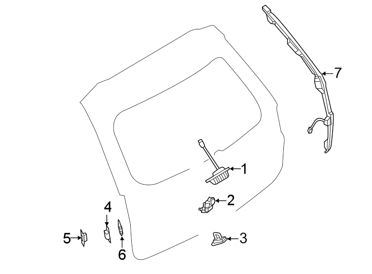 4Lift gate. Lock & hardware.https://images.simplepart.com/images/parts/motor/fullsize/6254655.png