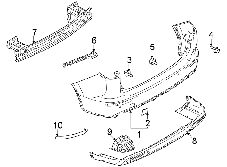 6Rear bumper. Bumper & components.https://images.simplepart.com/images/parts/motor/fullsize/6254700.png