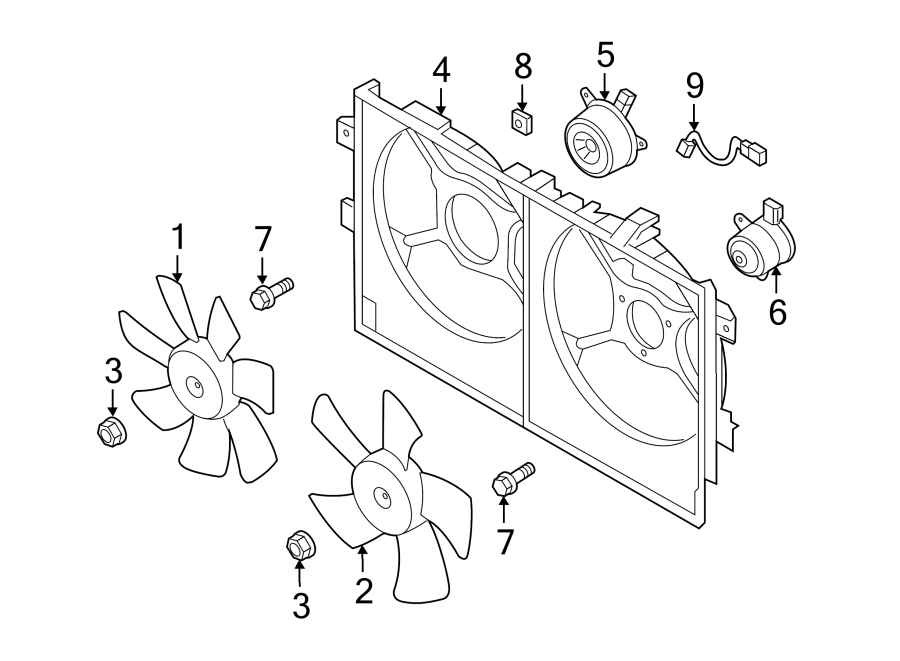 1COOLING FAN.https://images.simplepart.com/images/parts/motor/fullsize/6255055.png