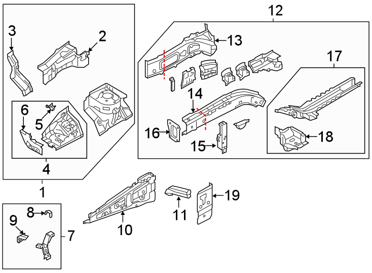 19Fender. Lift gate. Structural components & rails.https://images.simplepart.com/images/parts/motor/fullsize/6255118.png