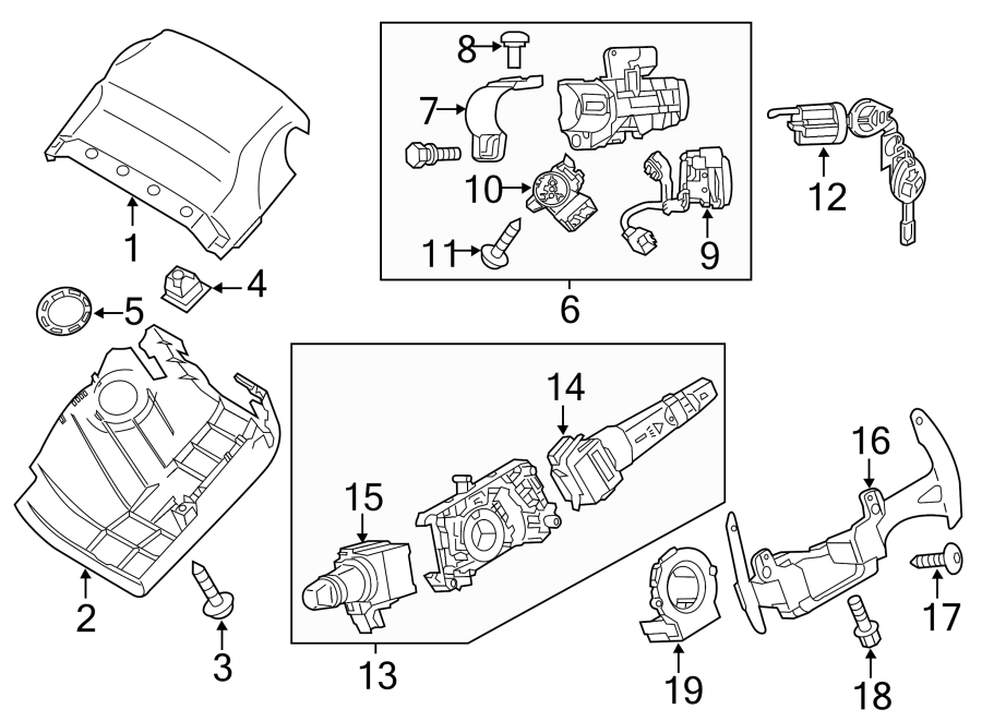 2STEERING COLUMN. SHROUD. SWITCHES & LEVERS.https://images.simplepart.com/images/parts/motor/fullsize/6255305.png