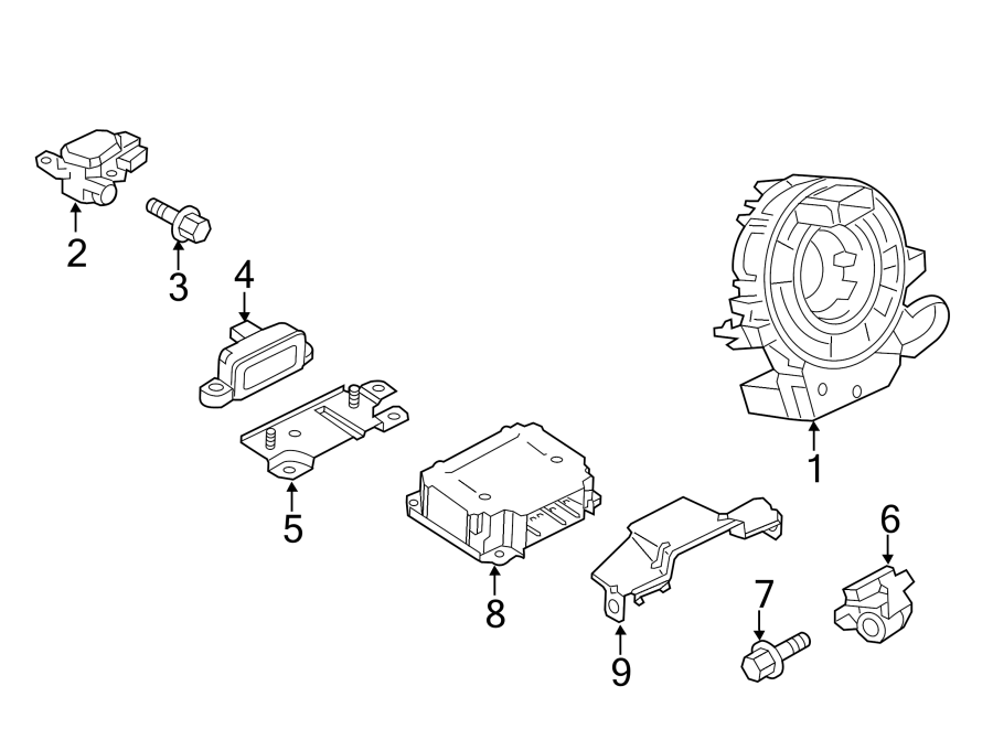 1RESTRAINT SYSTEMS. AIR BAG COMPONENTS.https://images.simplepart.com/images/parts/motor/fullsize/6255392.png