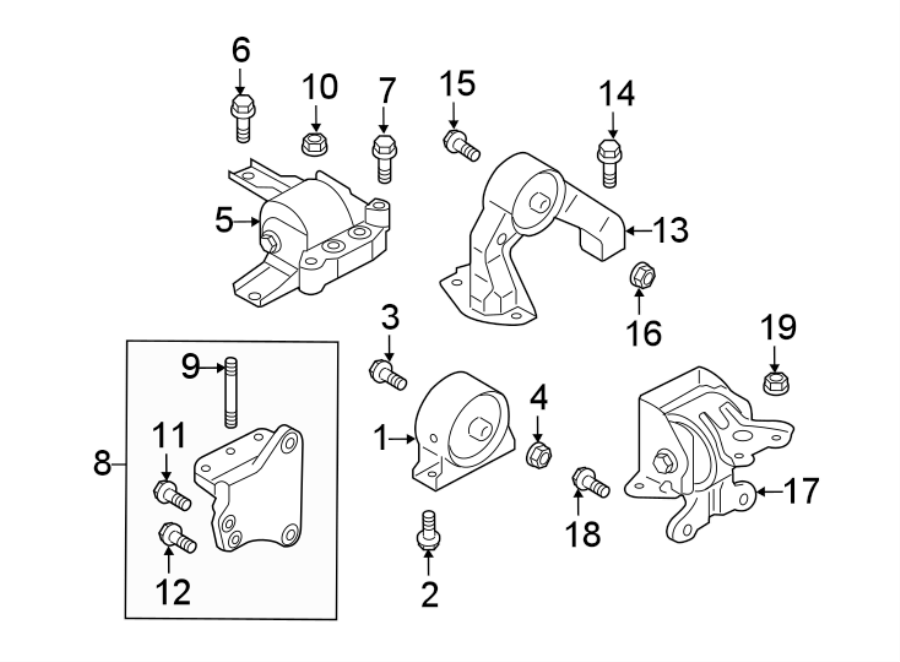 1ENGINE / TRANSAXLE. ENGINE & TRANS MOUNTING.https://images.simplepart.com/images/parts/motor/fullsize/6255915.png